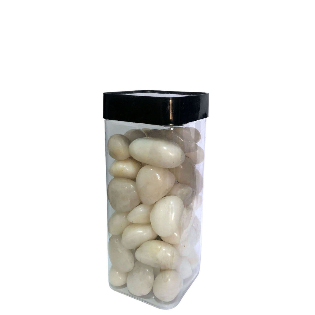 White Polished Stone 850g.