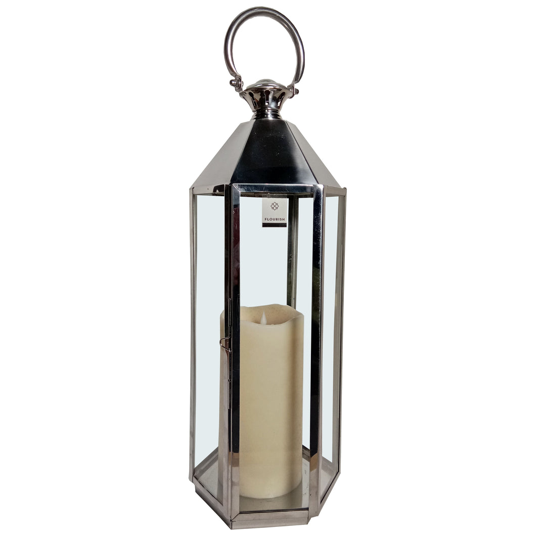 Oamaru Lantern with LED Candle