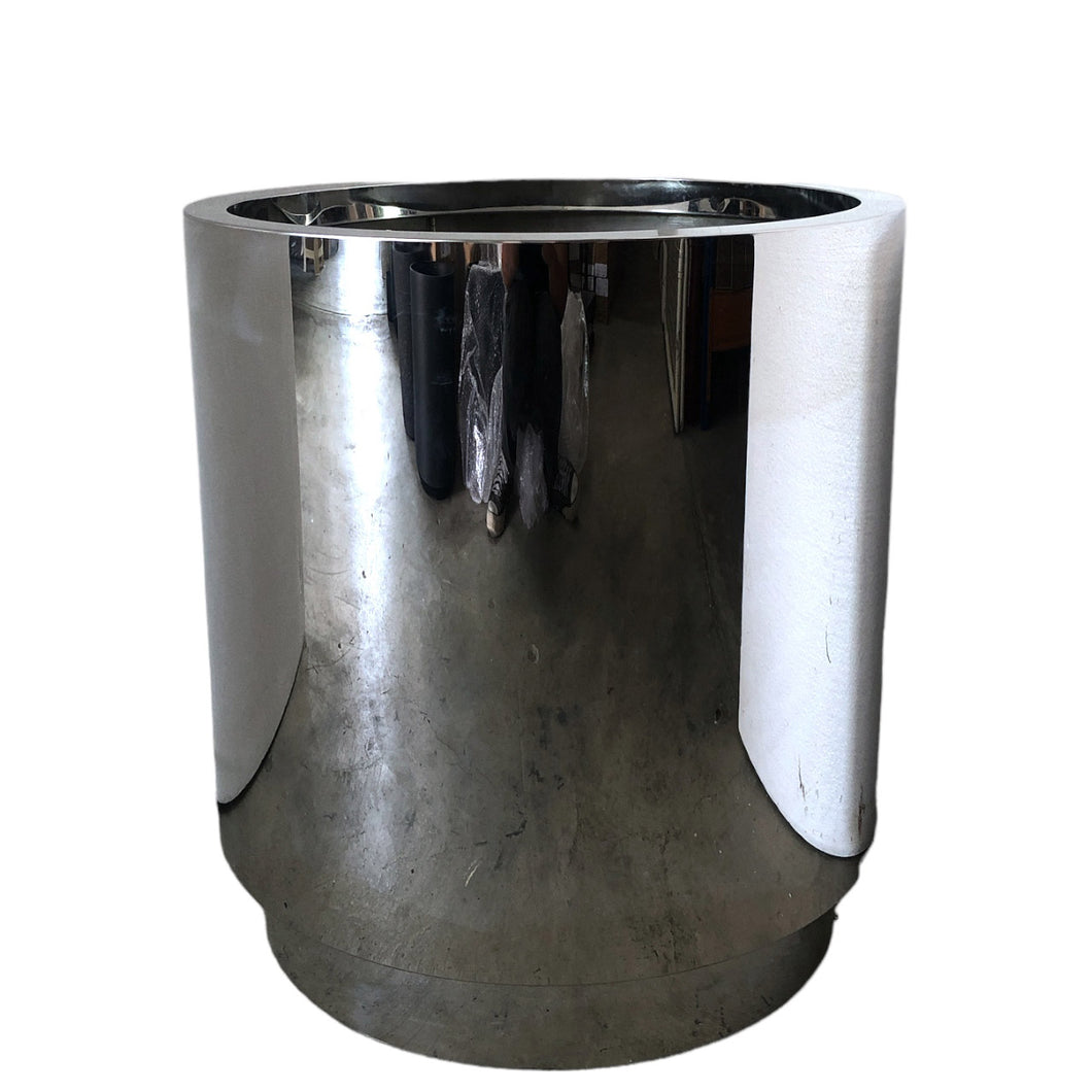 Stainless Steel Round Planter