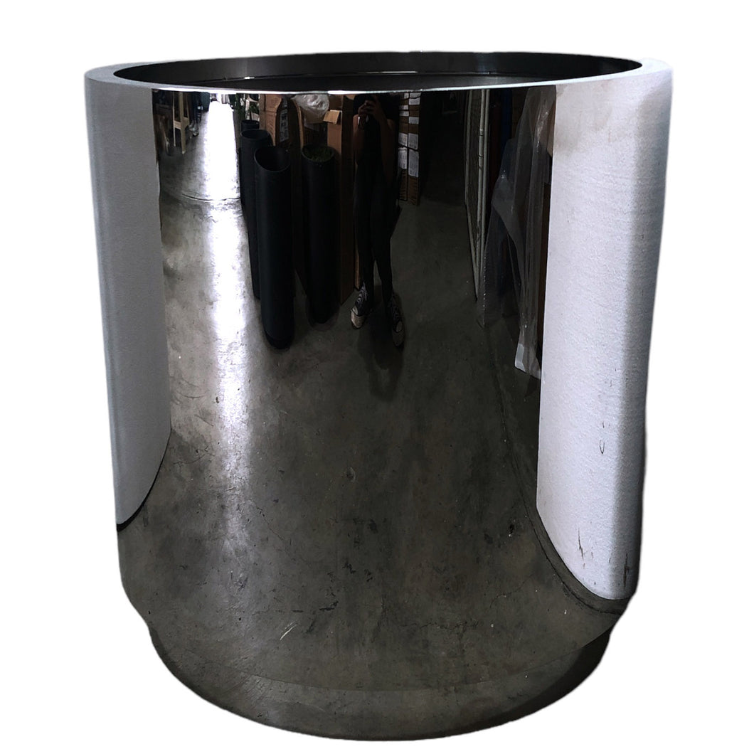 Stainless Steel Round Planter